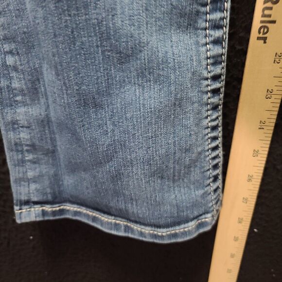 MissMe Womens Jeans Blue Size 25 Cotton Blend Signature Boot Pockets Button Zip - Picture 4 of 16
